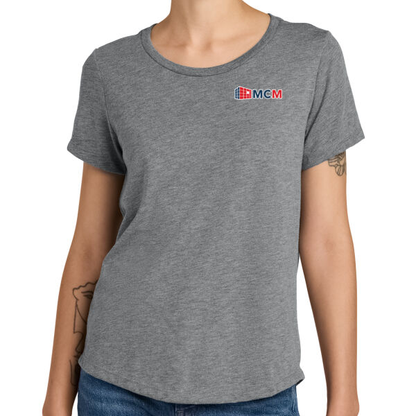 Allmade® Women’s Relaxed Tri-Blend Scoop Neck Tee Thumbnail